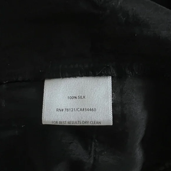 Eileen Fisher silk Elegant Black Sleeveless Dress - Picture 5 of 5